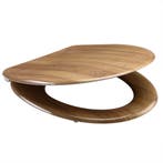 Toiletzitting Bamboe-look met soft close mechanisme, Verzenden, Nieuw