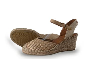 Tamaris Espadrilles in maat 39 Beige, Kleding | Dames, Tamaris, Verzenden, Beige, Zo goed als nieuw