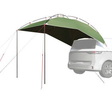 vidaXL Autotent waterdicht groen, Verzenden, Nieuw, Tot en met 2