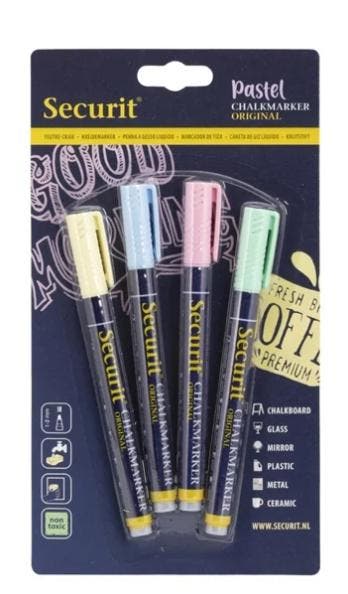 Liquid pastel krijtstift met 1-2mm | 4 stuks | 8,5(h) x 1..., Zakelijke goederen, Horeca | Keukenapparatuur, Verzenden