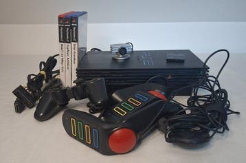 Sony - Playstation 2 (PS2) - Videogameconsole + games -, Nieuw