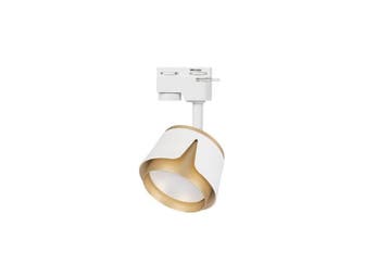 LED 1-fase railspot rond | Tulip | GX53 fitting | Wit / Goud, Ophalen of Verzenden, Nieuw