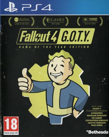 Fallout 4 [Game of The Year Edition] - PlayStation 4 PS4 - …, Ophalen of Verzenden, Zo goed als nieuw