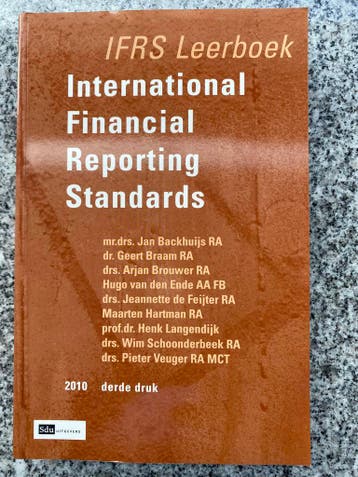 International financial reporting standards – IFRS Leerboek, Verzenden, Gelezen, Mr. Drs.Jan Backhuijs RS; dr. Geert Braam RA e.a.