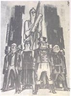 Mussolini vreest sancties door het volkenbond op spotprent, Verzenden