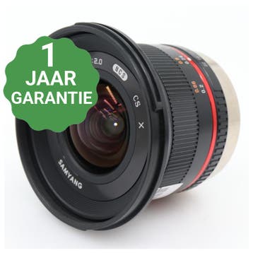 10% korting | Samyang 12mm f/2 NCS CS Fujifilm X, Audio, Tv en Foto, Verzenden, Gebruikt
