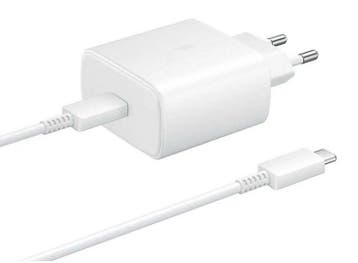 Samsung USB-C snellader set 45W wit, Verzenden, Nieuw