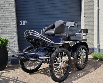 Calypso men wagen koets rijtuig recreatiewagen, Nieuw, Marathonwagen, Paard of Pony