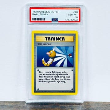Pokémon Graded card - Haal Binnen 78 – Pokémon - PSA 10, Nieuw