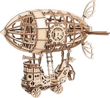 Robotime Lucht airschip 18 Cm Hout Naturel 176-delig Bouw..., Verzenden, Nieuw