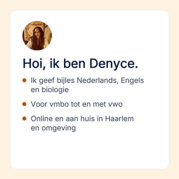 Nederlands bijles in Haarlem voor vmbo tot en met vwo, Privéles, Bijles