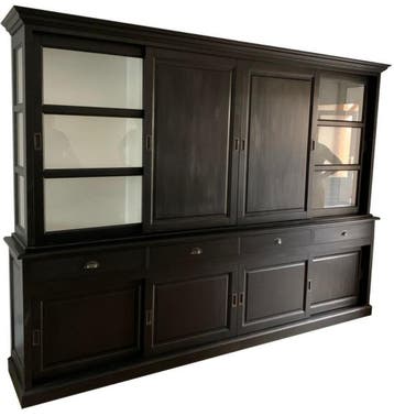 Buffetkast zwart Bunnik 300cm, Ophalen of Verzenden, Nieuw