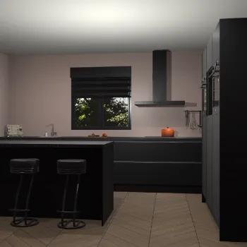 Zwarte greeploze keuken Preston 56807, Verzenden, Nieuw