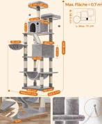 XXL Krabpaal Kattenboom – 206 cm Hoog, 5 Lagen en Hangmat, Dieren en Toebehoren, Katten-accessoires, Verzenden, Nieuw