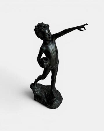 Figuur - Zinklegering, Antiek en Kunst