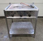 RVS Grill met 3 branders, Barbecue, 65cm, propaan/butaan, Gebruikt