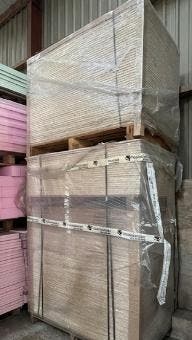 Houtwolcementplaat 15mm naturel 600x1200 | 3 pallets, Ophalen, Zo goed als nieuw, Hout