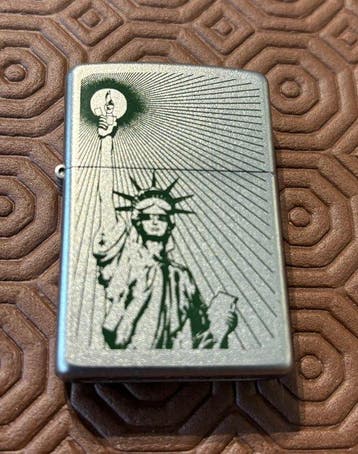 Zippo - Rare Zippo Statue of Liberty 2010 Stainless steel in, Nieuw