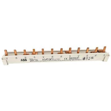 ABB 3-fase kamrail 10mm2 voor 3 componenten 4-polig PS4/12, Ophalen of Verzenden, Nieuw