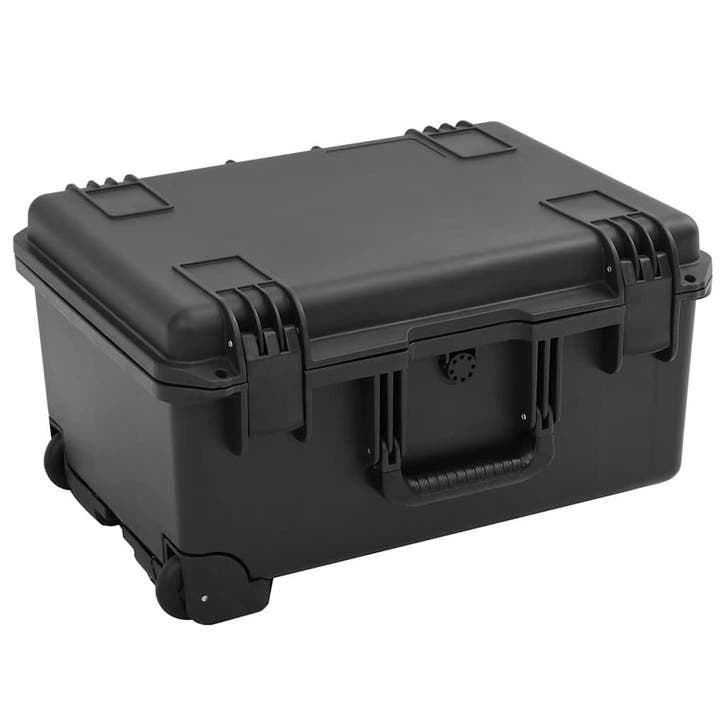 vidaXL Flightcase draagbaar 54x41,5x29 cm PP zwart, Audio, Tv en Foto, Fotografie | Fototassen, Nieuw, Verzenden