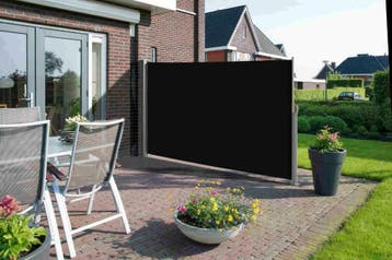 Doorzichtig aluminium windscherm privacyscherm transparant, Ophalen of Verzenden, Nieuw