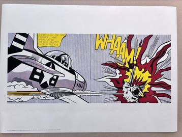 Roy Lichtenstein - Whaam! 1963 / licensed print -