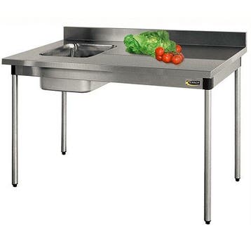 Spoelbak van AISI 304L RVS | Spoelbak Links | 3 formaten, Verzenden, Nieuw in verpakking