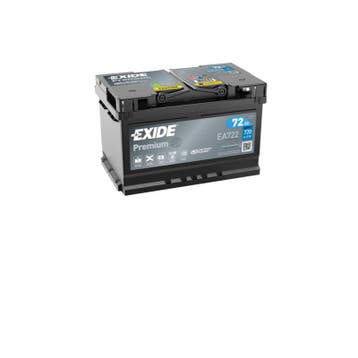 Exide Premium accu | EA722 | 12V 72Ah, Ophalen of Verzenden, Nieuw