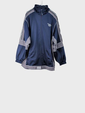 Reebok Sports Jacket Heren maat L Marineblauw Vintage, Ophalen of Verzenden, Nieuw
