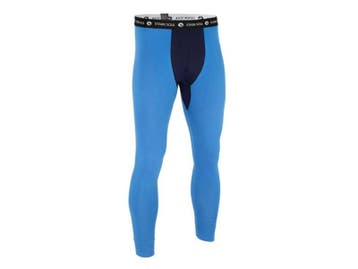 Lange onderbroek - Katoen - Blauw, Kleding | Heren, Verzenden