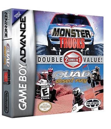2 in 1: Monster Trucks + Quad Desert Fury (losse cassette), Verzenden, Nieuw