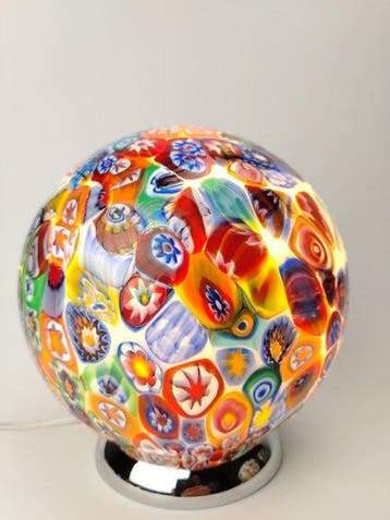 Tafellamp - Muranoglas - Tafellamp Murrine, Antiek en Kunst