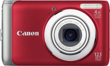 Canon PowerShot A3100 IS Digitale Compact Camera - Rood (In, Verzenden, Zo goed als nieuw