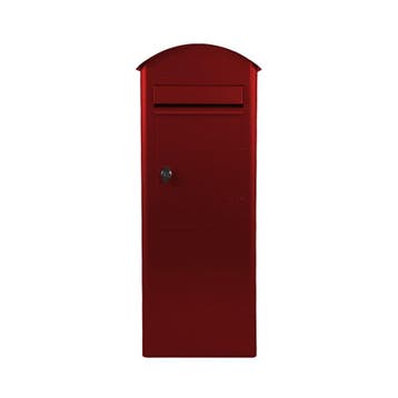 SafePost 70-5 combi vrijstaande brievenbus staal - rood, Verzenden, Nieuw