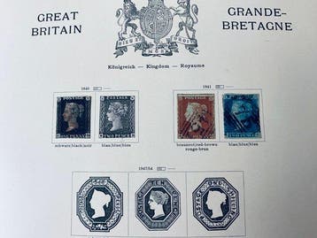 Groot-Brittannië - Collectie Engeland Klassiek, vanaf nr 1, Gestempeld