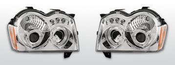 Koplampen Angel Eyes | geschikt voor Chrysler Cherokee WK 20, Verzenden, Nieuw, Jeep