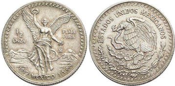 1/2 Onza 1992 Mexiko Vereinigte Staaten 1905, Verzenden