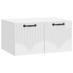 vidaXL Wandbeugel TV-kast Hoogglans Wit 59,5 x 41 x 30 cm, Minder dan 50 cm, Verzenden, Nieuw, Minder dan 100 cm
