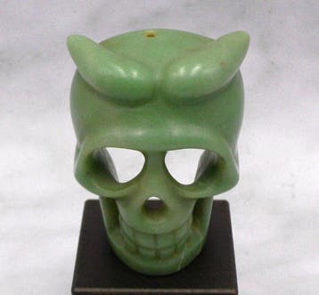 sculptuur, Hongshan Cultuur Alien achtige Gehoornde Schedel, Verzamelen