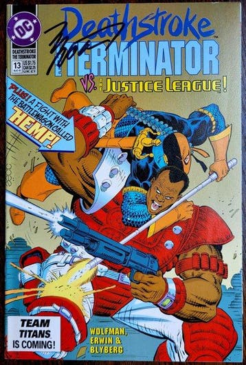 Deathstroke the Terminator #13 - Signed by Marv Wolfman +, Nieuw