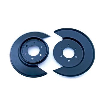 Rugged Ridge 77-78 Jeep CJ Black Disc Brake Dust Shield, Ophalen of Verzenden