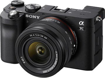 Sony -  Alpha A7c  + 28-60mm F/4-5.6 Oss - Zwart, Verzenden, Nieuw, Sony, Geen optische zoom