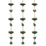 TRUUSK 3-delige Set Regenketting 123cm - Metaal - Vogels Bel, Verzenden, Nieuw