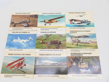 Set van 9 luchtvaartboeken – Fokker, KLM en militaire & c., Ophalen of Verzenden, Nieuw