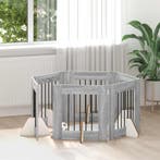 vidaXL Hondenhekje met standaards 6 pcs Grijs sonoma 60 x 60, Dieren en Toebehoren, Verzenden, Nieuw
