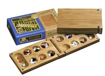 Reis Kalaha Bamboe | Philos - Reisspellen, Hobby en Vrije tijd, Gezelschapsspellen | Bordspellen, Verzenden, Nieuw