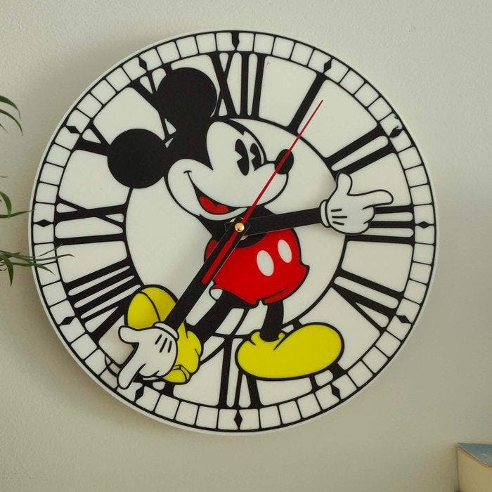 Mickey Mouse - 1 Wandklok, Verzamelen, Disney
