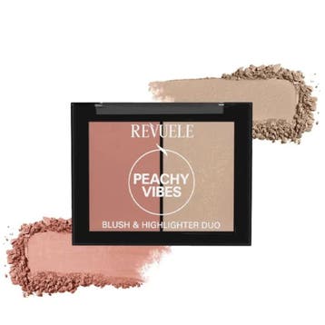 Revuele Blush & Highlighter Duo - 8gr Peachy Vibes, Ophalen of Verzenden, Nieuw, Wangen, Make-up