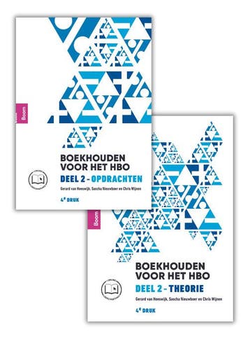 Boekhouden voor het hbo deel 2 pakket 4e editi 9789024458585, Verzenden, Zo goed als nieuw