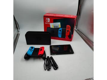 Nintendo Switch - Console - Verbeterde accuduur - Blauw/Rood, Verzenden, Zo goed als nieuw